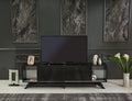 FurnisHome Store Luxia Mid Century Modern Tv Stand 2 black-solid wood