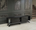 FurnisHome Store Luxia Mid Century Modern Tv Stand 2 black-solid wood