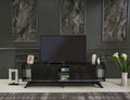 FurnisHome Store Luxia Mid Century Modern Tv Stand 2 black-solid wood