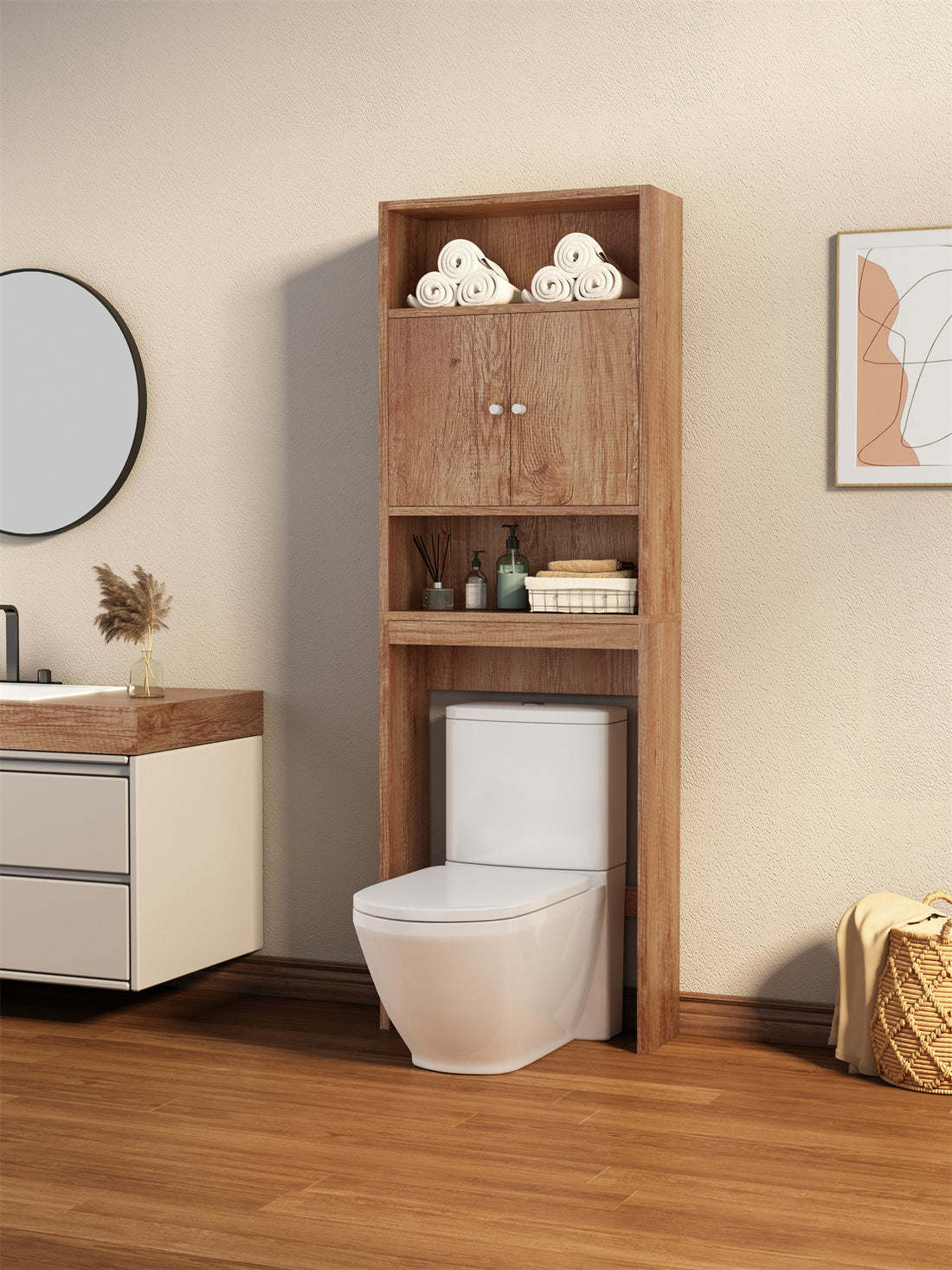 Home Bathroom Shelf Over The Toilet, Bathroom -