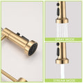 Pull Down Sprayer Spring Kitchen Sink Faucet