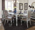 Sparkling Silver Finish Mirrored 1pc Server of 5x silver-dining room-glam-modern-wood