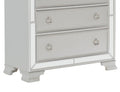 Modern Traditional Style 1pc Bedroom Chest of Drawers silver-bedroom-modern-traditional-wood