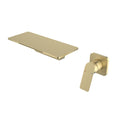 Waterfall Bathroom Sink Faucet gold-brass