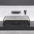 Waterfall Bathroom Sink Faucet gunmetal-brass