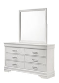 Modern Brooklyn 6 Drawer Dresser made with Wood in white-bedroom-modern-acacia-upholstered-wood