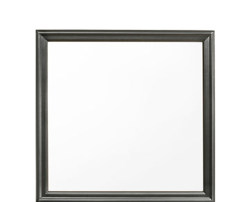 Modern Brooklyn Portrait Shape Mirror made with Wood gray-bedroom-modern-acacia-mirror