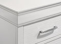 Brooklyn Modern Style 2 Drawer Nightstand made with white-2 drawers-bedside