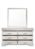 Modern Brooklyn 6 Drawer Dresser made with Wood in white-bedroom-modern-acacia-upholstered-wood