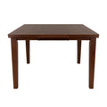 Contemporary Style Dark Oak Finish 1pc Counter Height brown mix-dining room-contemporary-wood