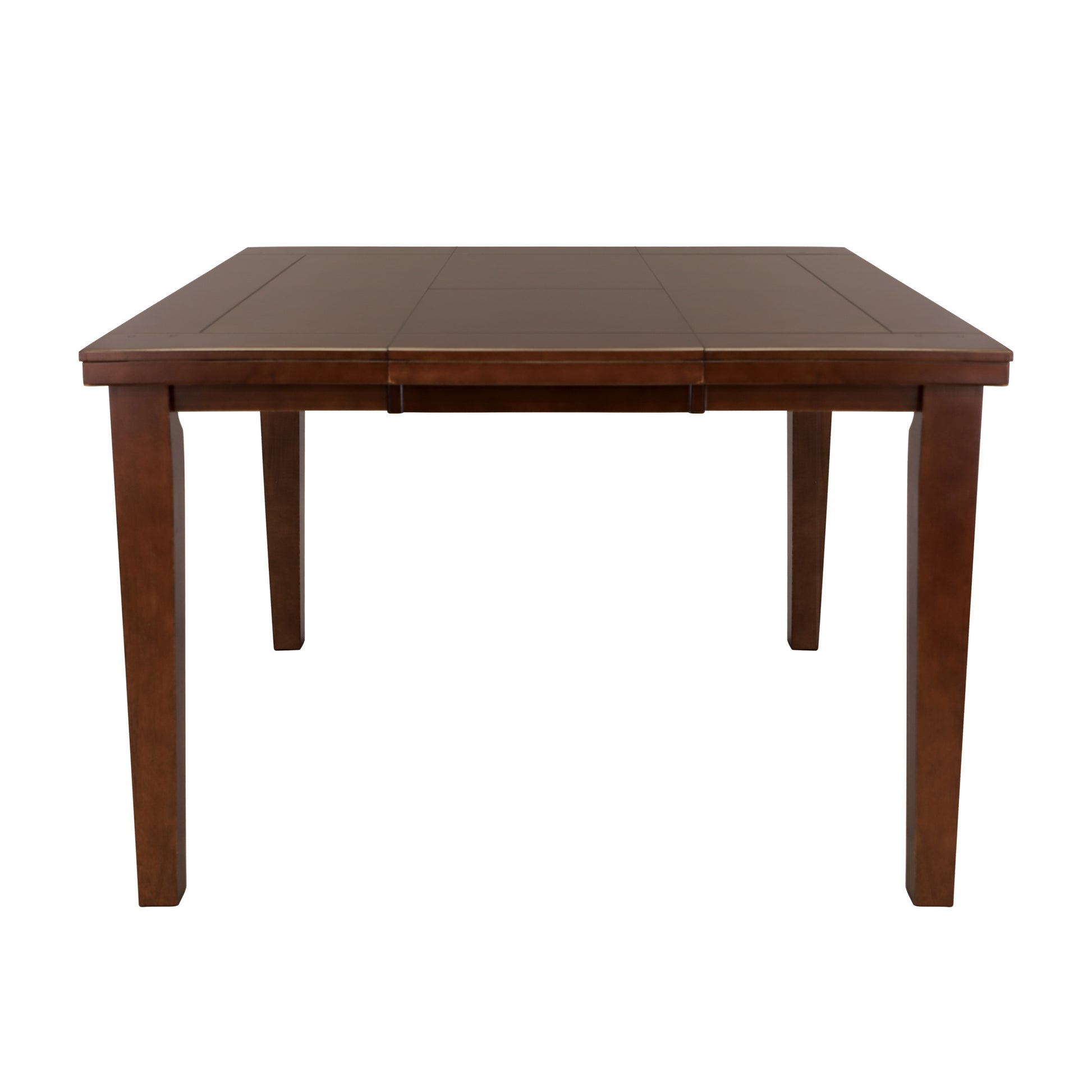 Contemporary Style Dark Oak Finish 1pc Counter Height brown mix-dining room-contemporary-wood