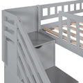 Stairway Twin Size Loft Bed With Two Drawers And