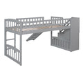 Stairway Twin Size Loft Bed With Two Drawers And