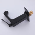 Single Hole Single Handle Bathroom Faucet with Matte matte black-brass