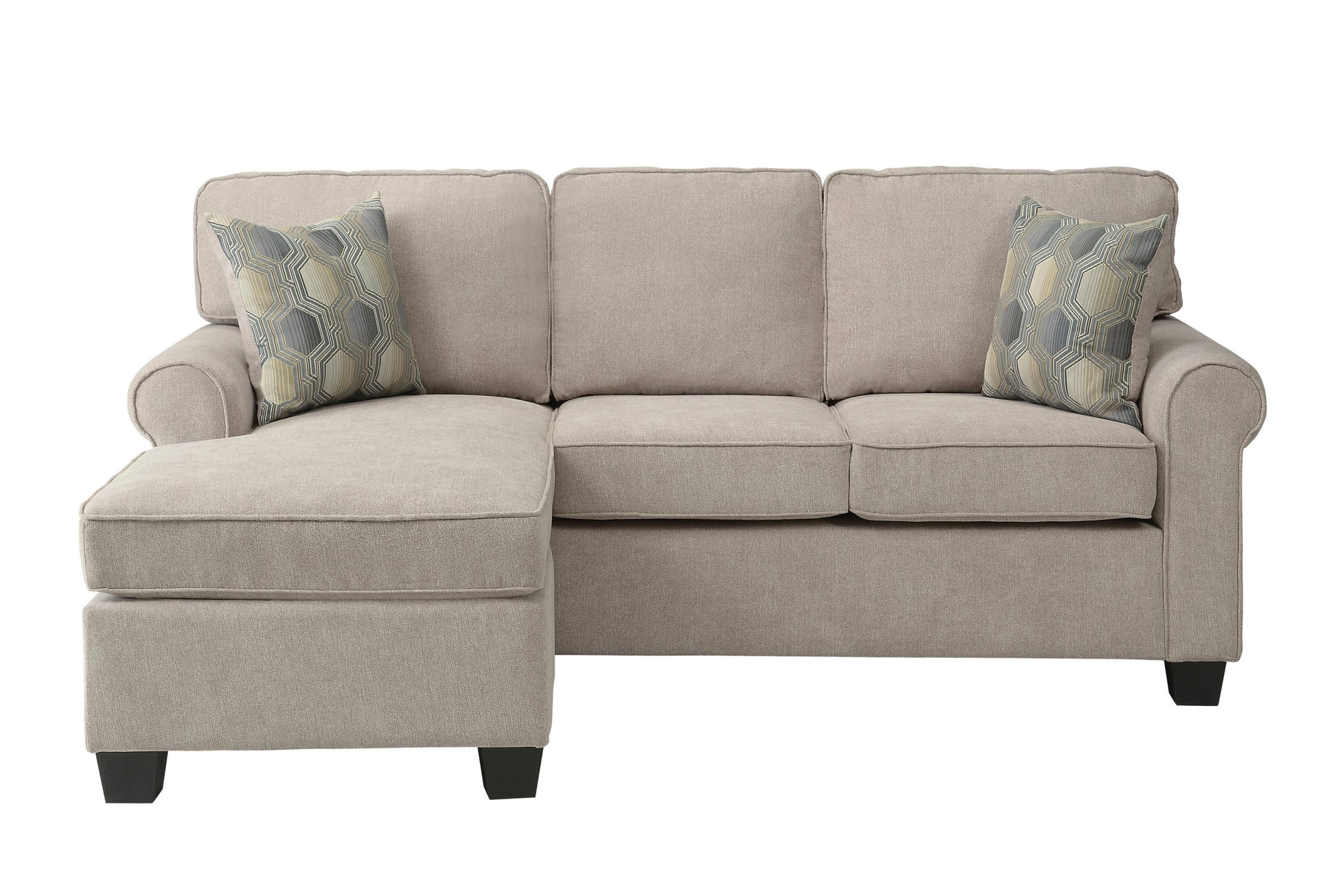 Transitional Design Sectional Sofa 1pc Reversible