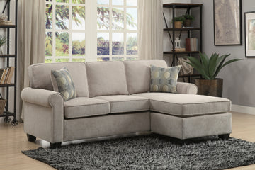 Transitional Design Sectional Sofa 1pc Reversible