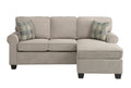 Transitional Design Sectional Sofa 1pc Reversible