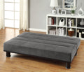 Gray Microfiber Upholstered Elegant Lounger 1pc