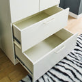 Emma Two Door Wood Closet With Two Drawers And