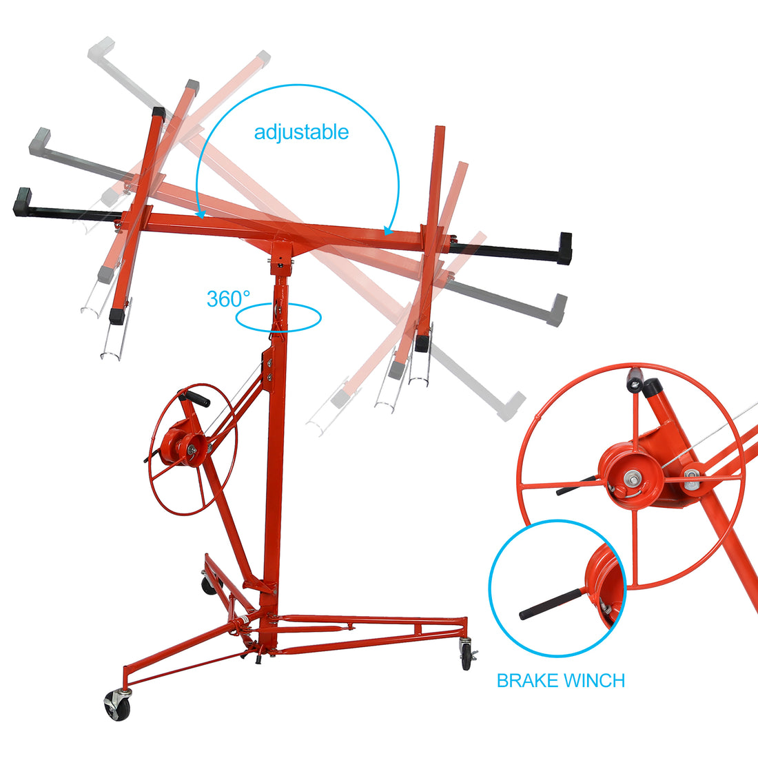 Drywall Lift Panel 13' Lift Drywall Panel Hoist