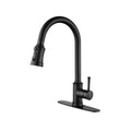 Touch Kitchen Faucet with Pull Down Sprayer matte black-stainless steel