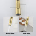 Touch Kitchen Faucet with Pull Down Sprayer gold-stainless steel