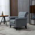 Mid Century Modern Accent Chair, Linen Armchair W