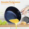 1.2 Quart Pot Saucepan with Lid, Small Nonstick