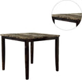 Contemporary Counter Height Dining 5pc Set Table w 4x brown-wood-dining room-birch-square-dining table