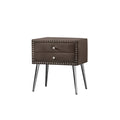 B109 Ta Upholstered In Durable 100% Brown Velvet