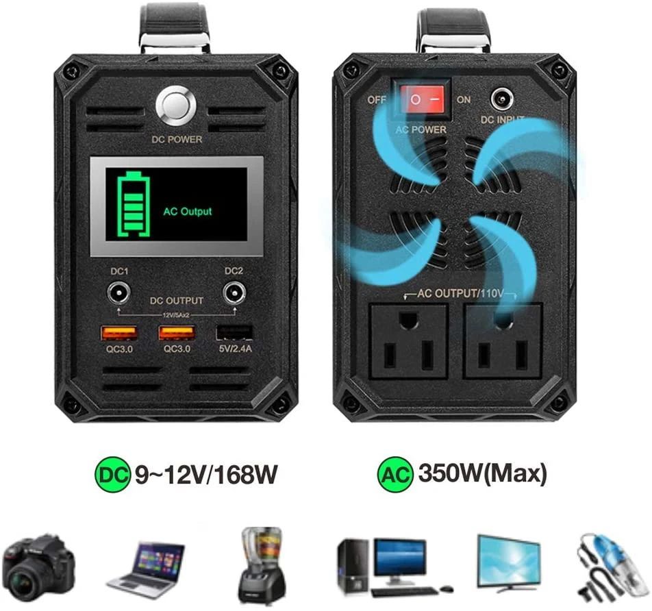 300w Solar Generator, 60000mAh Portable Power