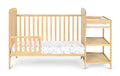 Ramsey Crib and Changer Combo Natural natural-solid wood