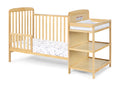 Ramsey Crib and Changer Combo Natural natural-solid wood