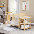 Ramsey Crib and Changer Combo Natural natural-solid wood