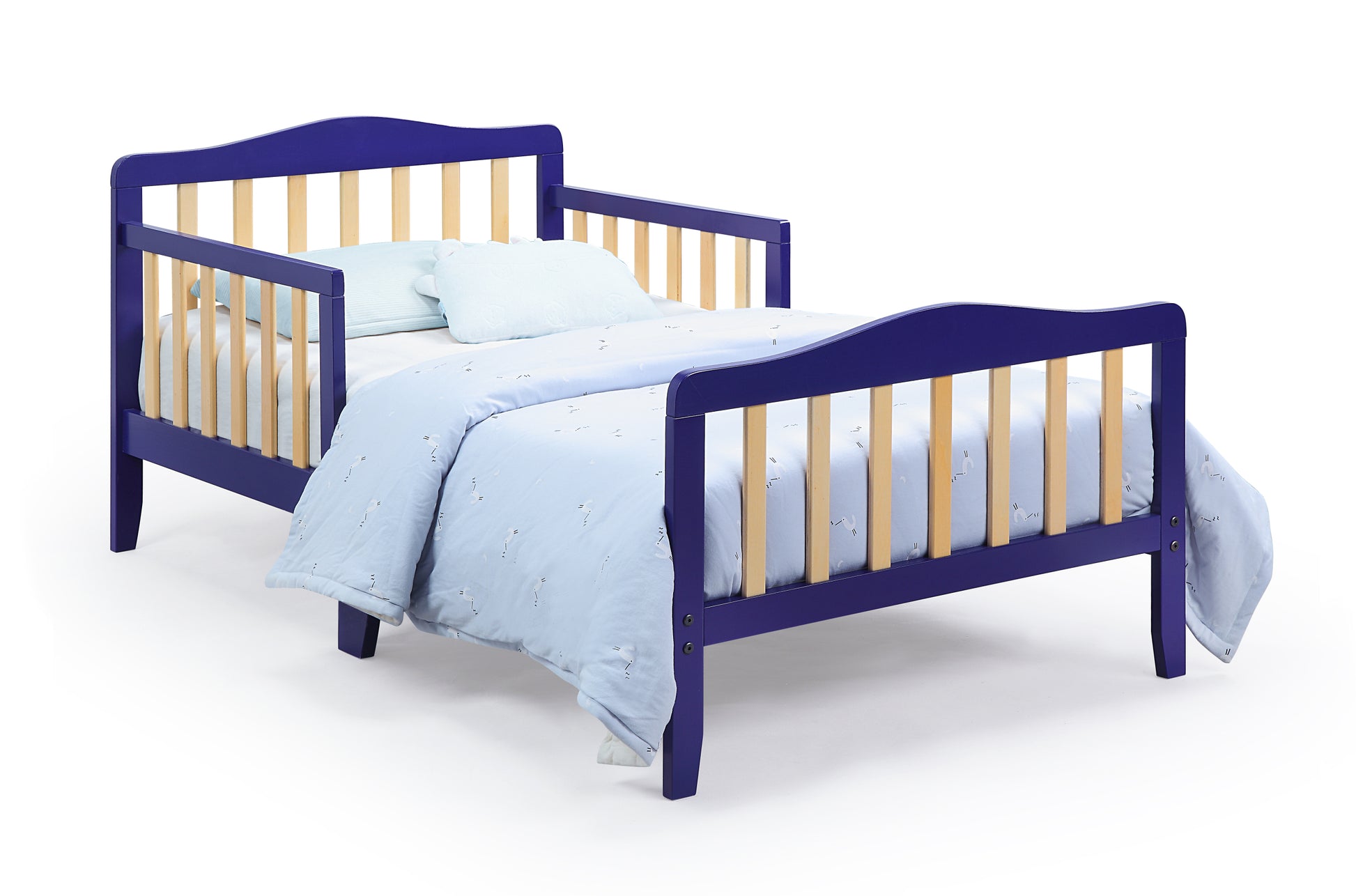 Twain Toddler Bed Blue Natural