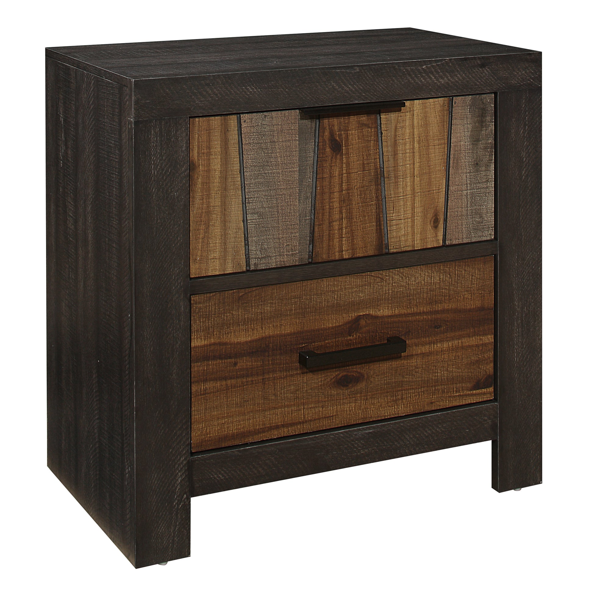 Unique Style Nightstand 1pc Multi Tone Wire