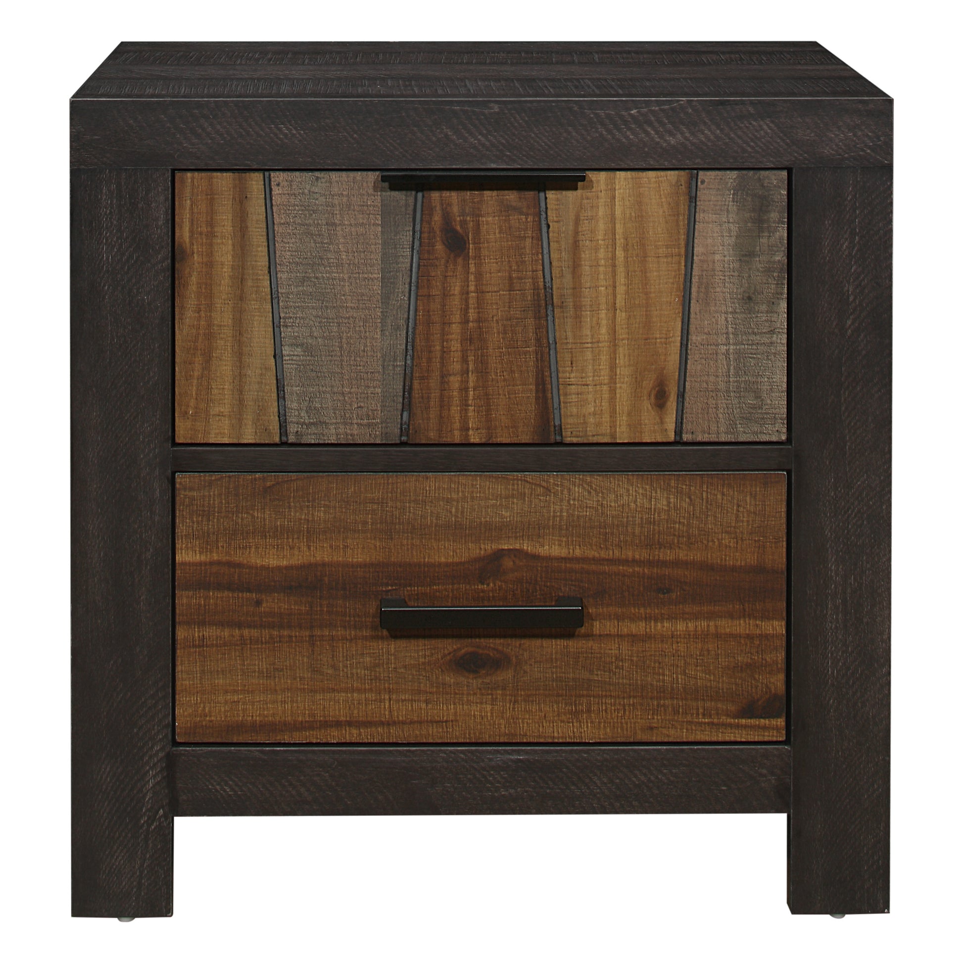 Unique Style Nightstand 1pc Multi Tone Wire