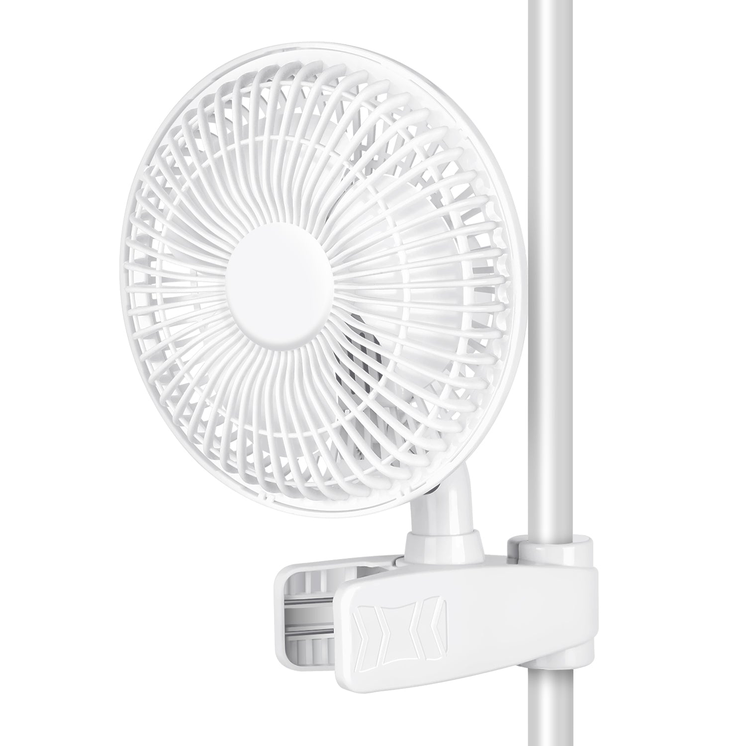 HealSmart 6 Inch Grow Tent Poles Clip Fan, Monkey Fan white-plastic