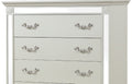 Milan Mirror Framed Chest made with Wood in White