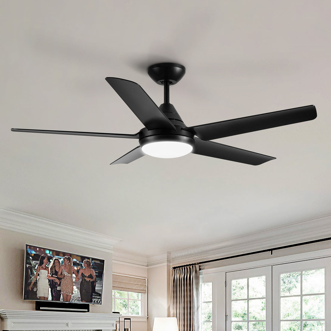 48 In Intergrated Led Ceiling Fan Lighting With