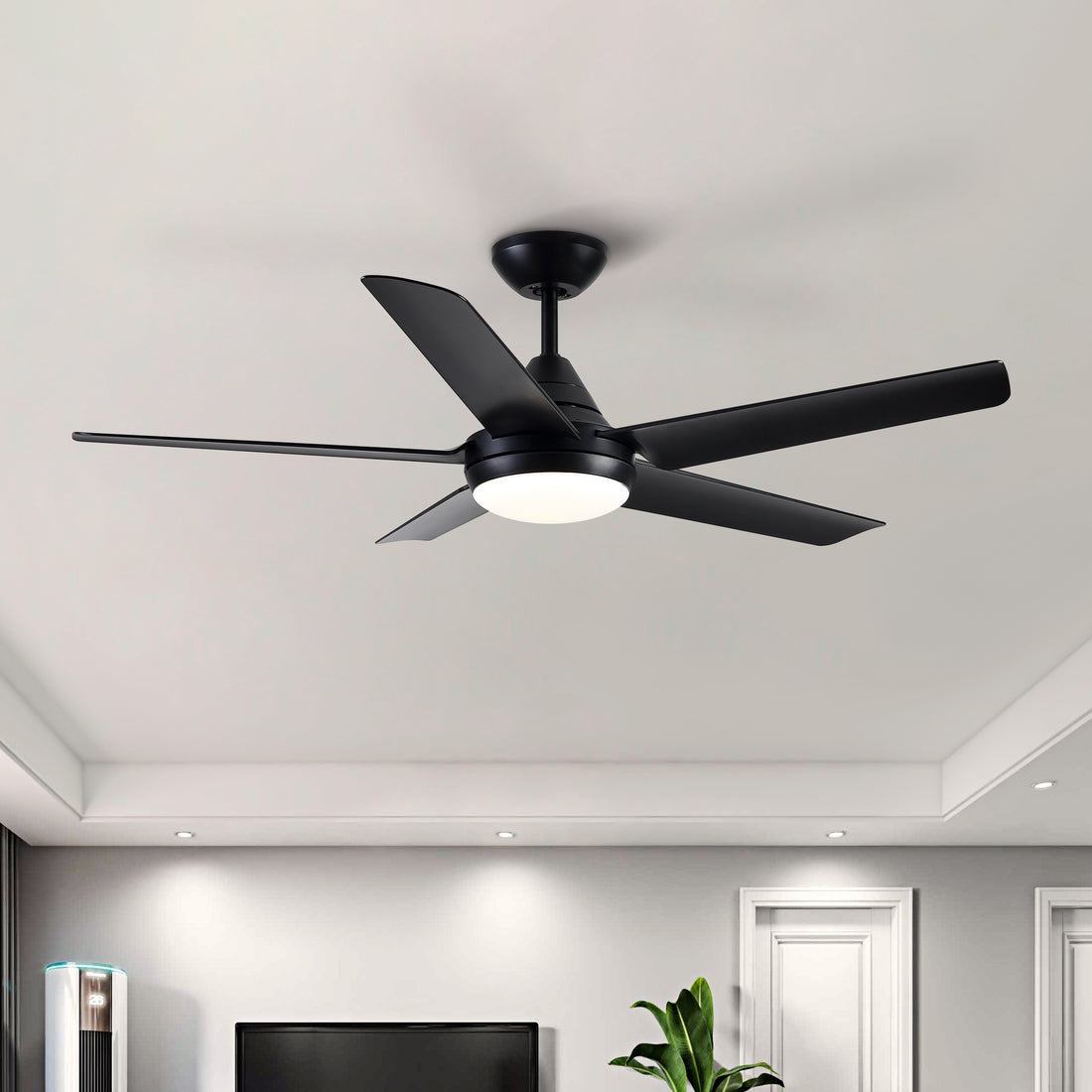 48 In Intergrated Led Ceiling Fan Lighting With