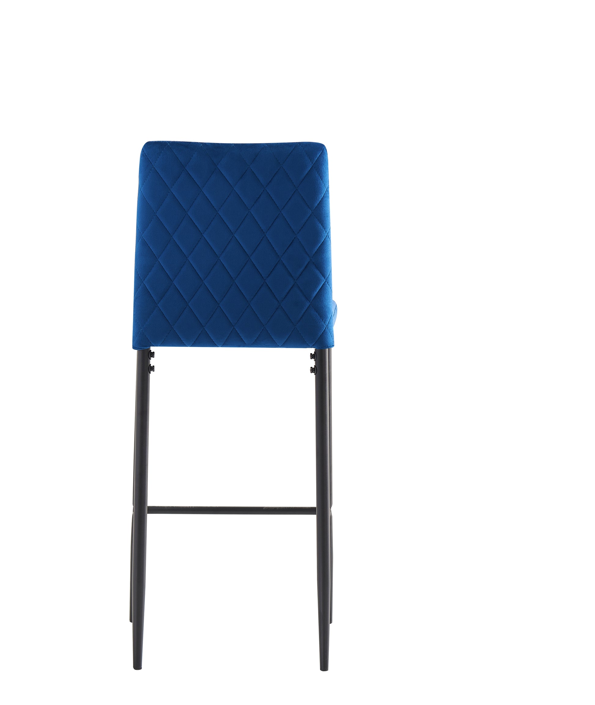 Blue bar stool, velvet stool, modern bar chair, bar blue-textile-velvet