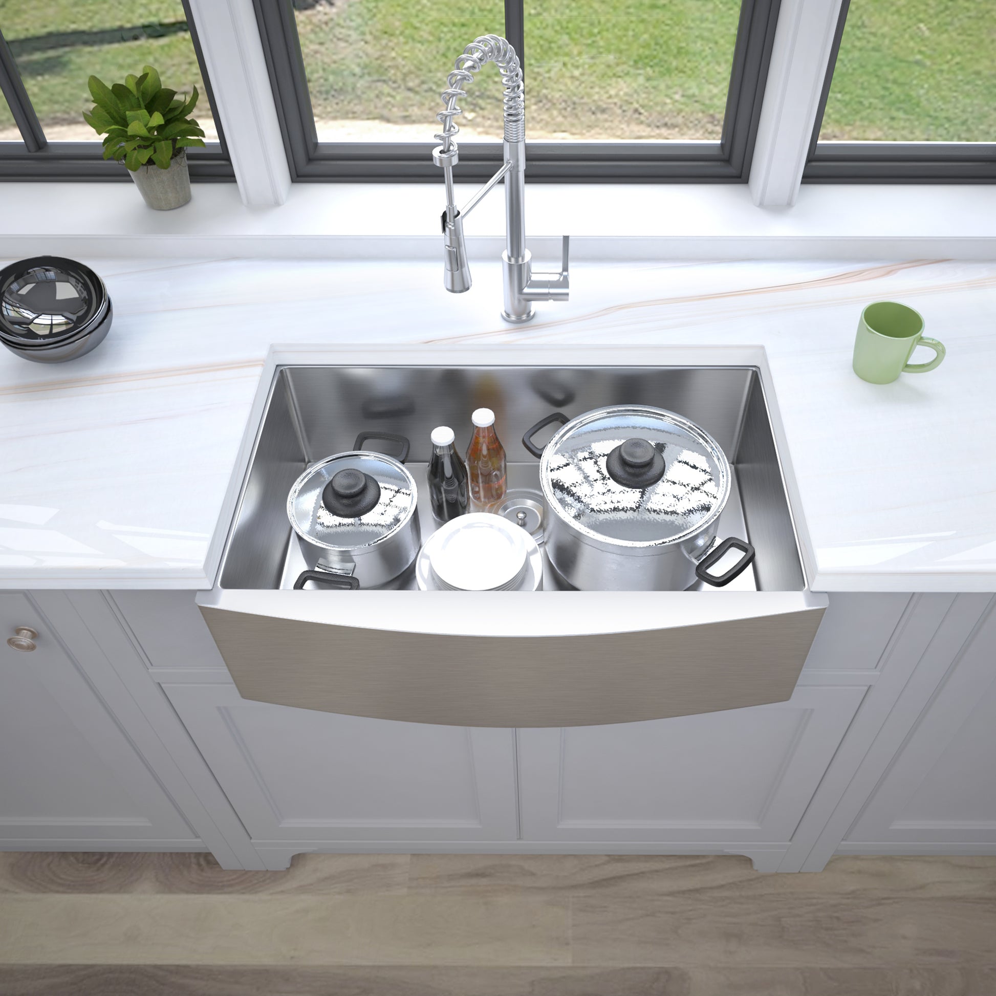 33 inch Farmhouse Kitchen Sink,Single Bowl