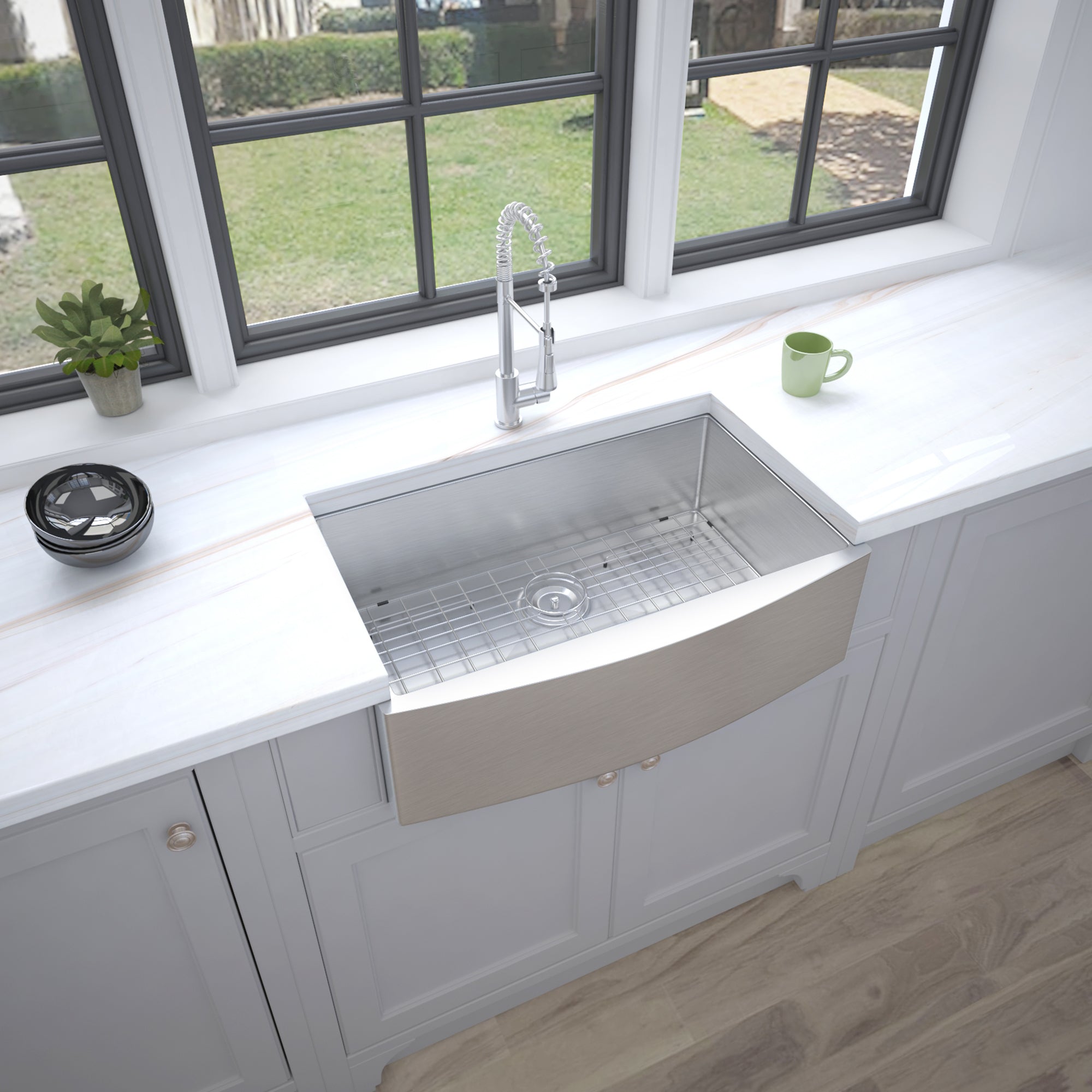 33 inch Farmhouse Kitchen Sink,Single Bowl