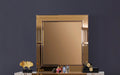 Lorenzo Gold Detailed Mirror made with Wood in