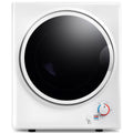 Electric Portable Clothes Dryer, Front Load Laundry white-metal