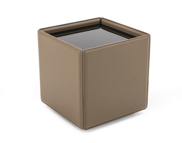 Modrest Vargas Modern Beige fabric End Table