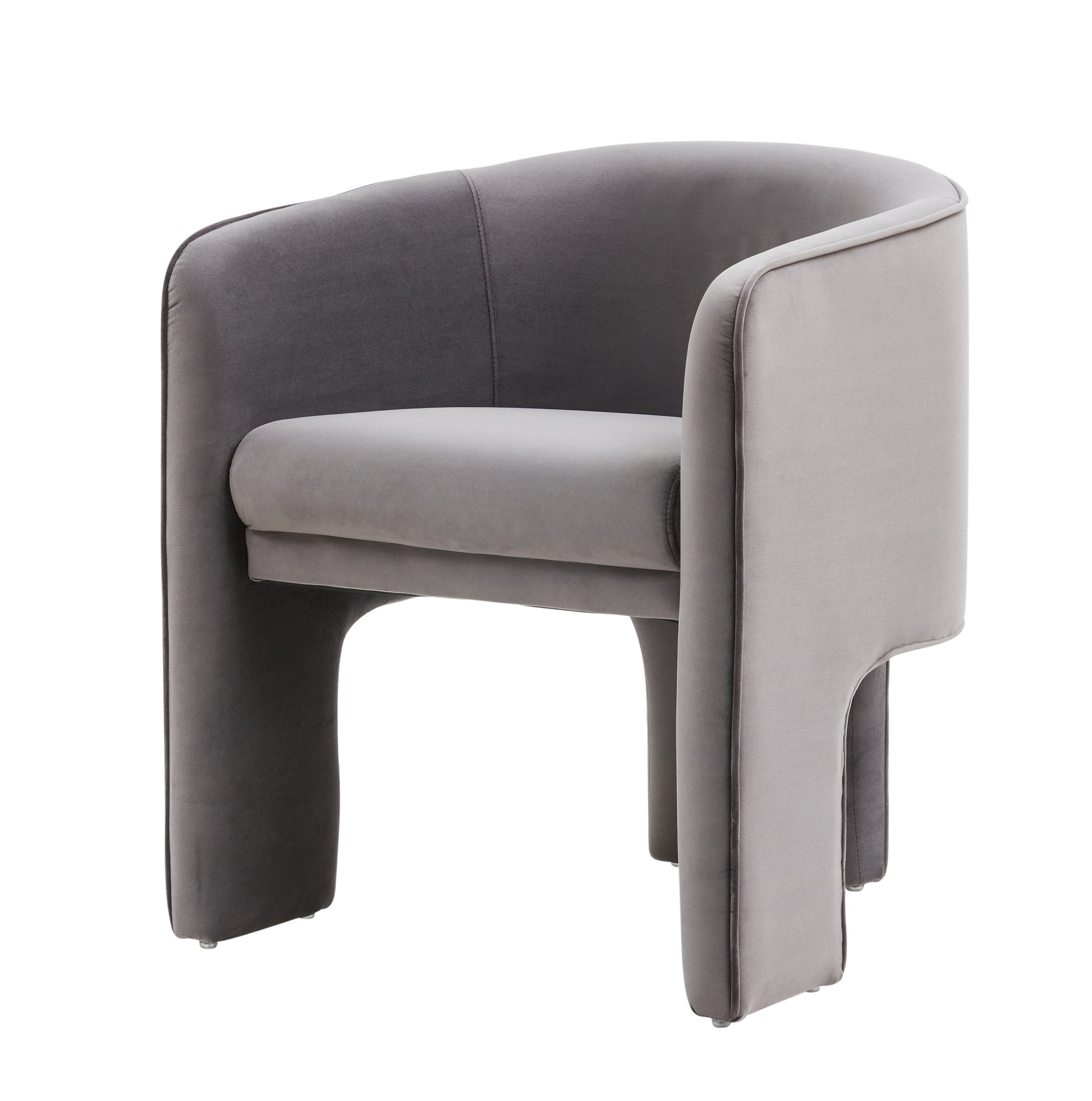 Modrest Kyle Modern Dark Grey Accent Chair