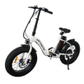 AOSTIRMOTOR G20 Folding Electric Bike Ebike Bicycle white-aluminium