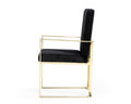 Modrest Fowler Modern Black Velvet Dining Chair